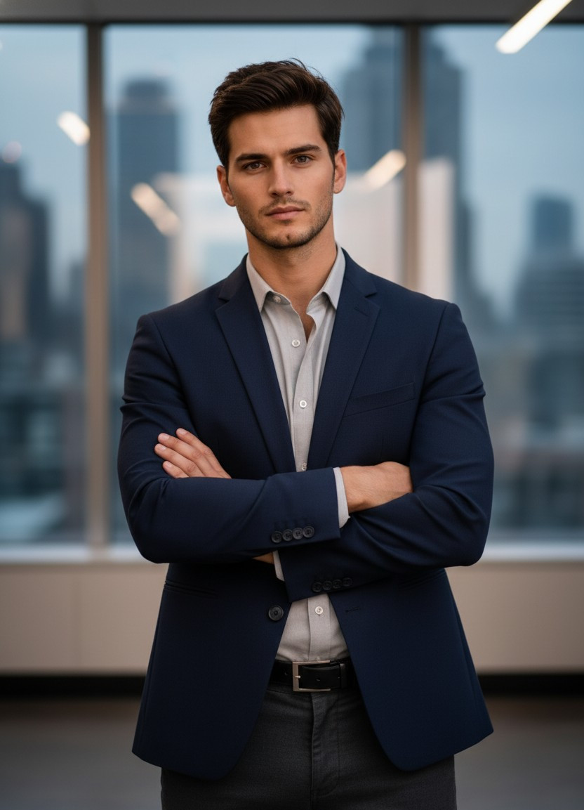 Different Ages Portrait — Professional Adult (Age 30–35) (Male)