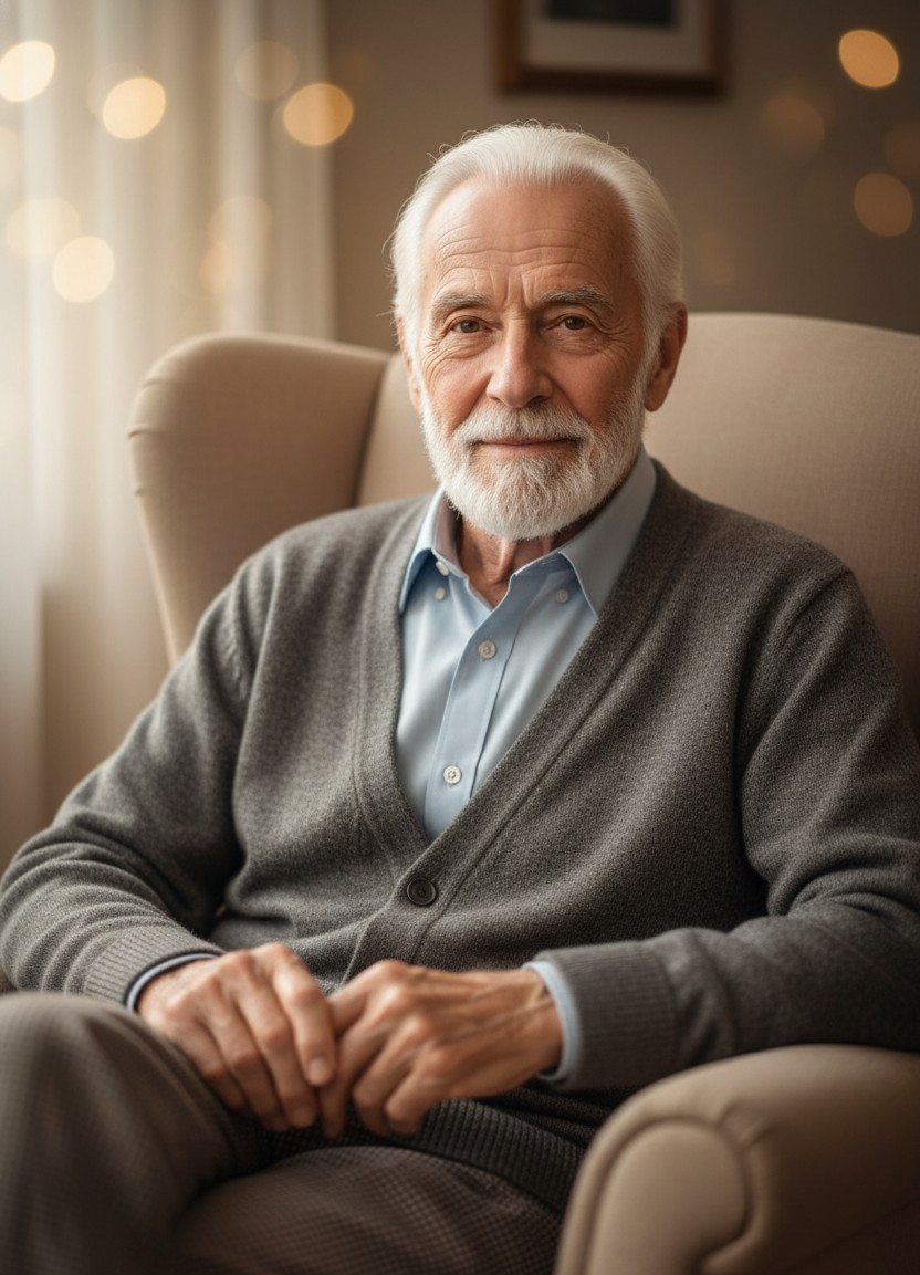 Different Ages Portrait — Legacy Portrait (Age 85+) (Male)