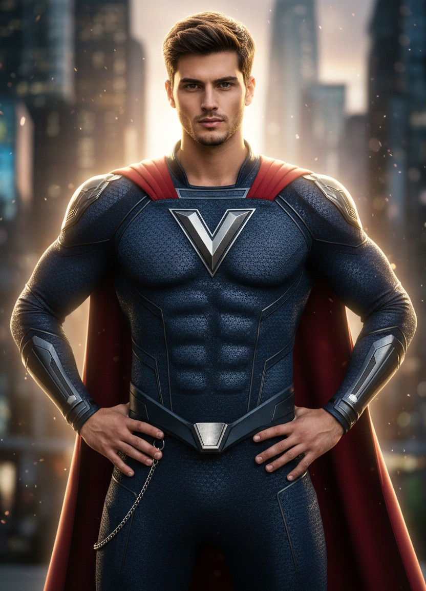 Cinematic & Movie — Superhero Style (Male)