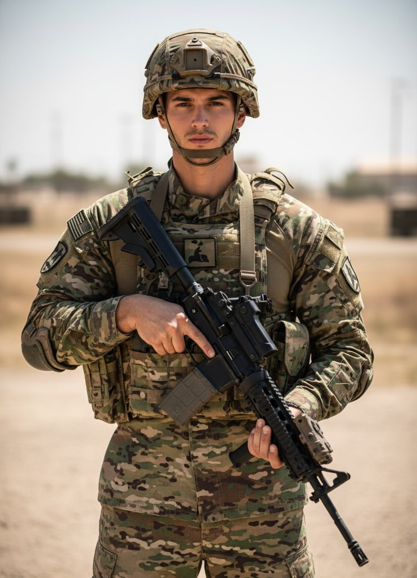 Cinematic & Movie — Military Soldier (Male)