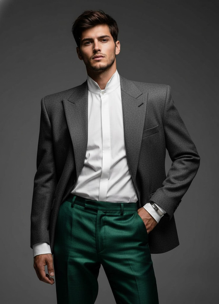 Luxury Fashion Editorial — High Fashion Couture (Male)