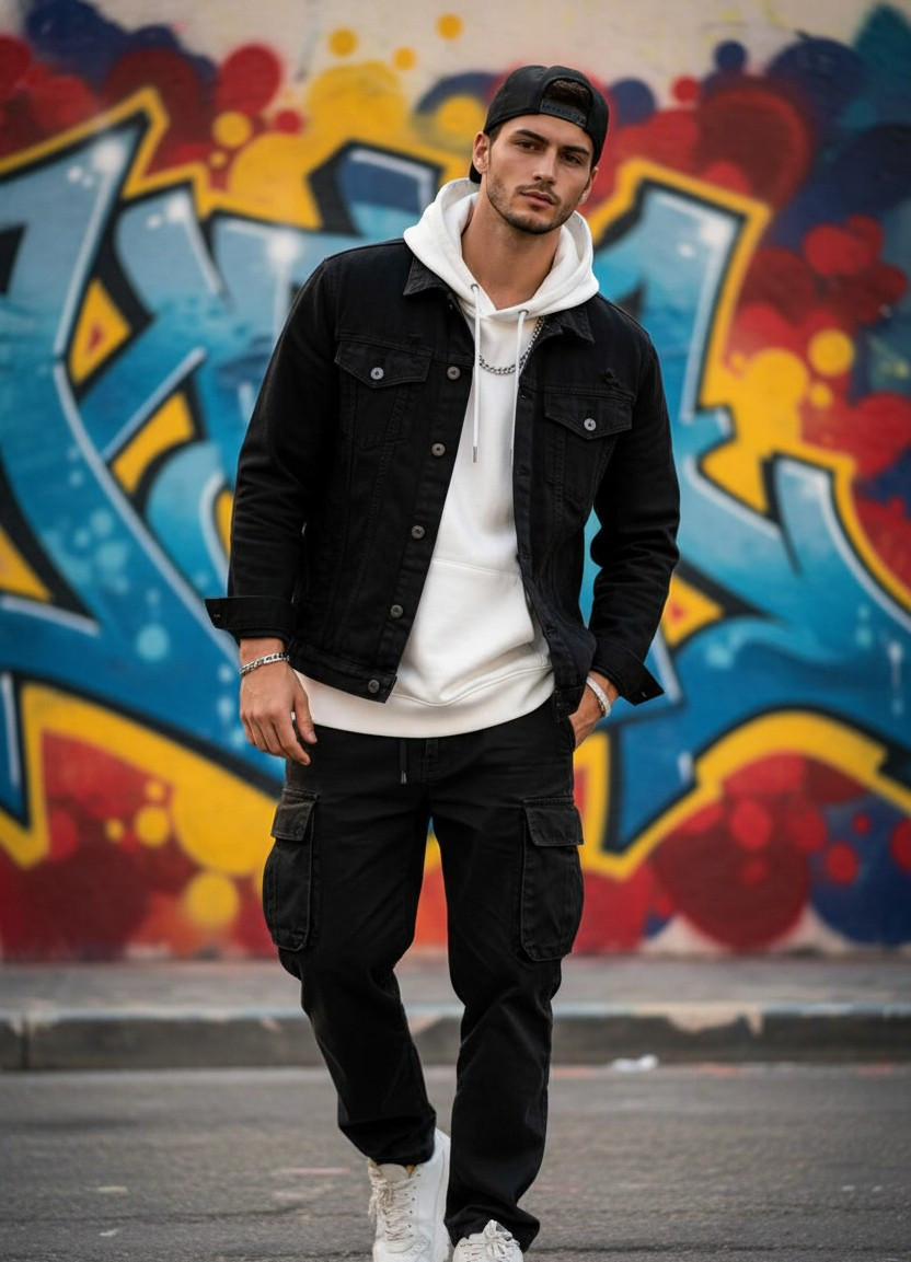 Street Style Urban — Urban Graffiti Wall (Male)