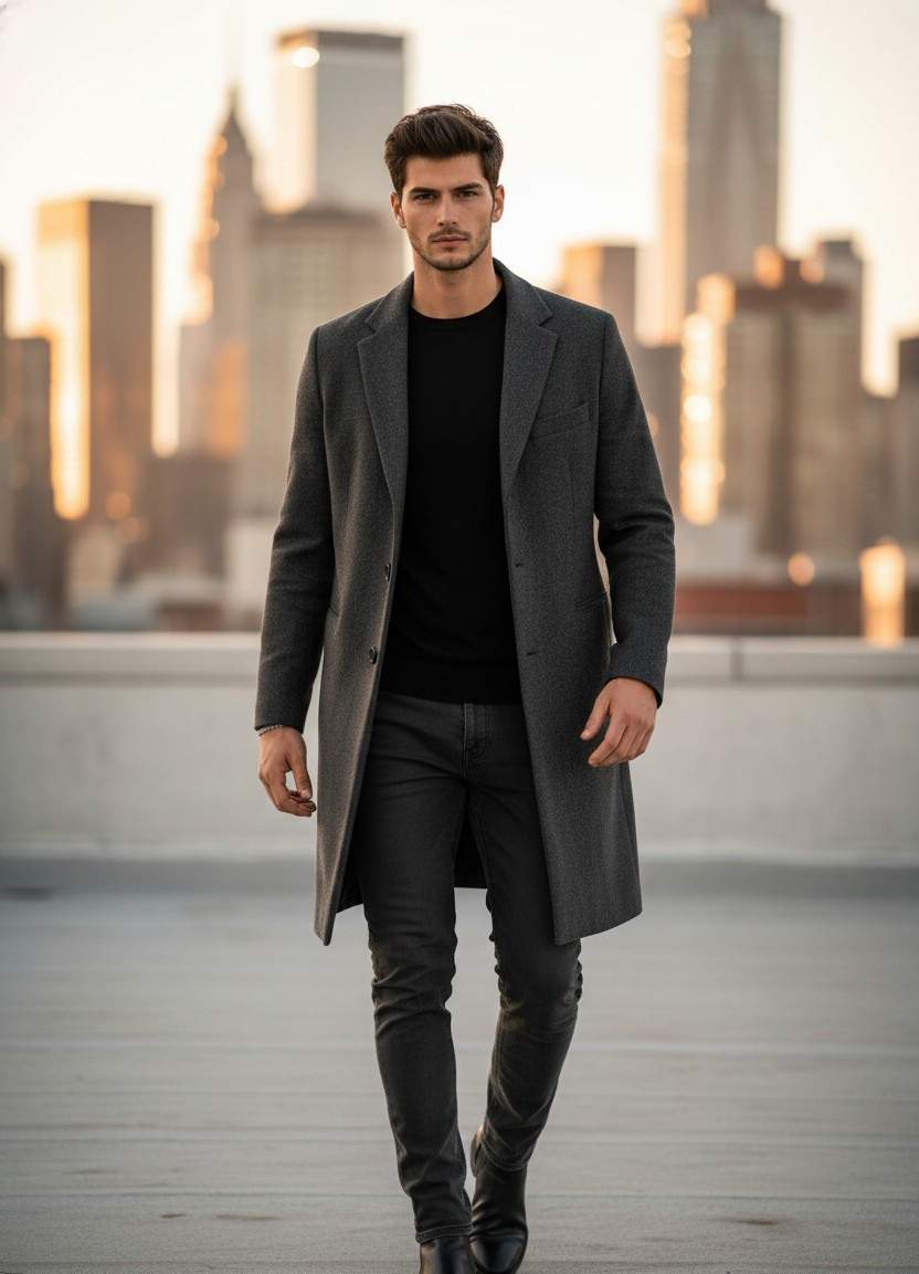 Street Style Urban — City Rooftop Lookbook (Male)
