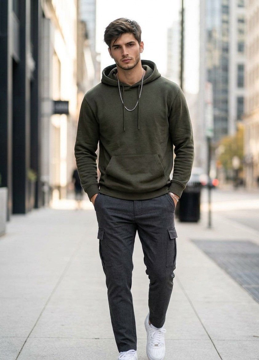 Street Style Urban — Sneaker Culture Portrait (Male)