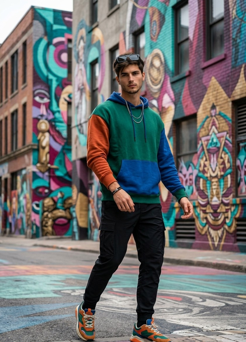 Street Style Urban — Street Art District (Male)