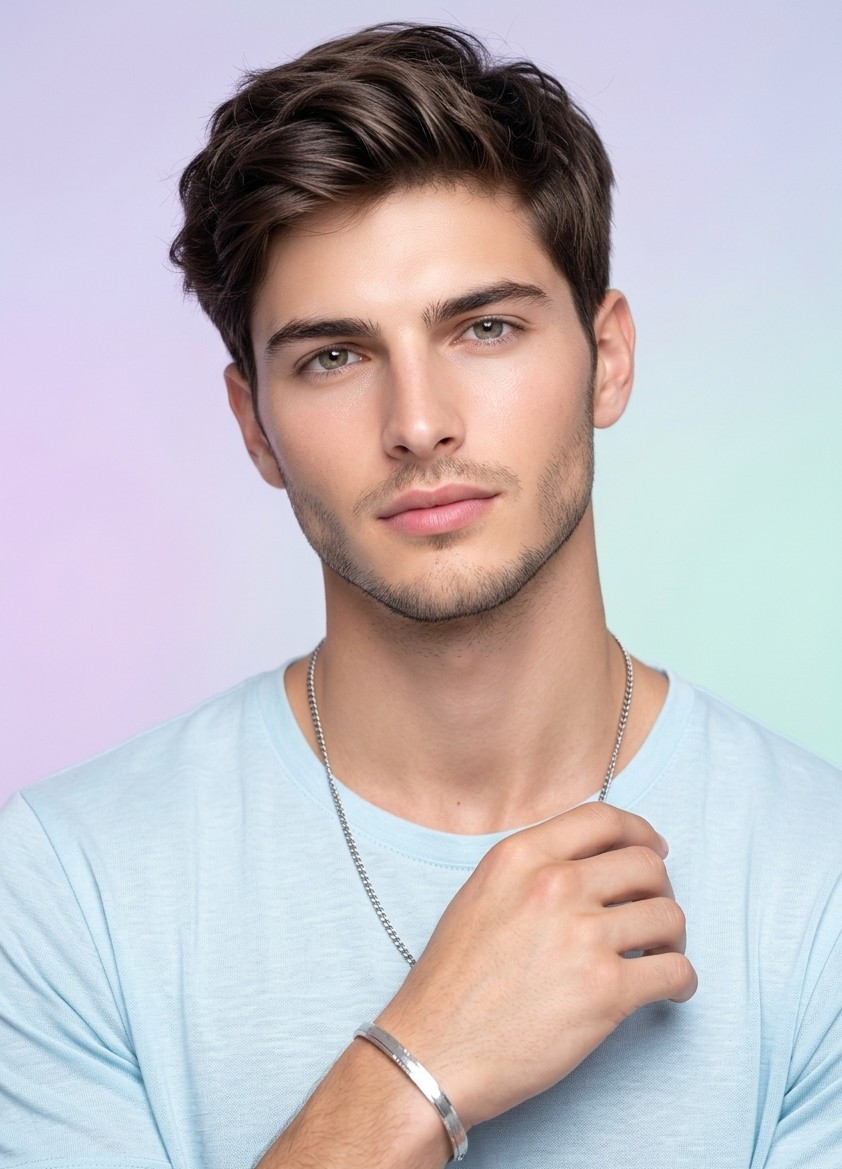 Soft Glam Beauty — Pastel Makeup Look (Male)