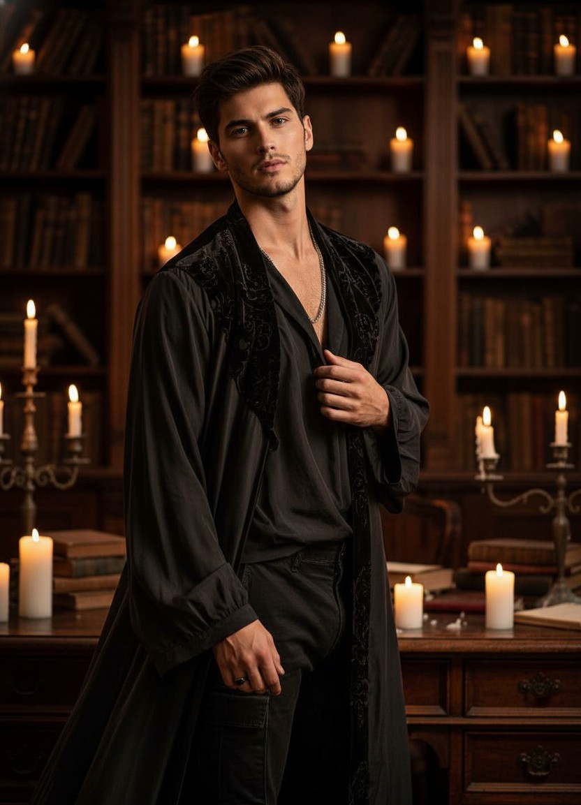 Moody Dark Aesthetic — Dark Romanticism (Male)
