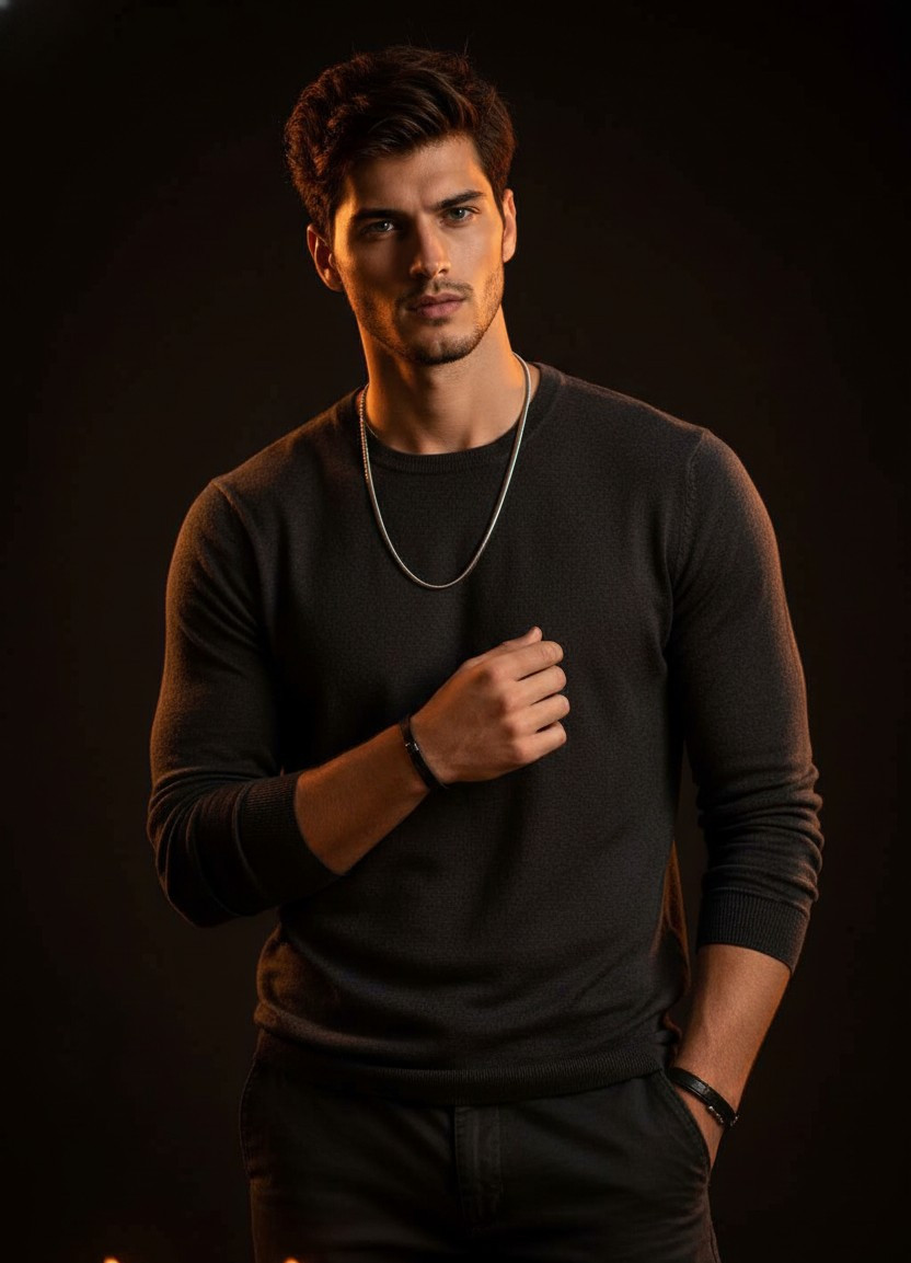 Moody Dark Aesthetic — Moody Candlelight (Male)