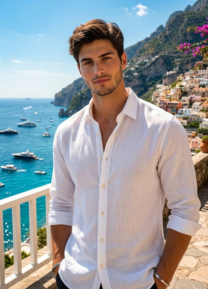 Travel & Wanderlust — Italian Amalfi Coast (Male)