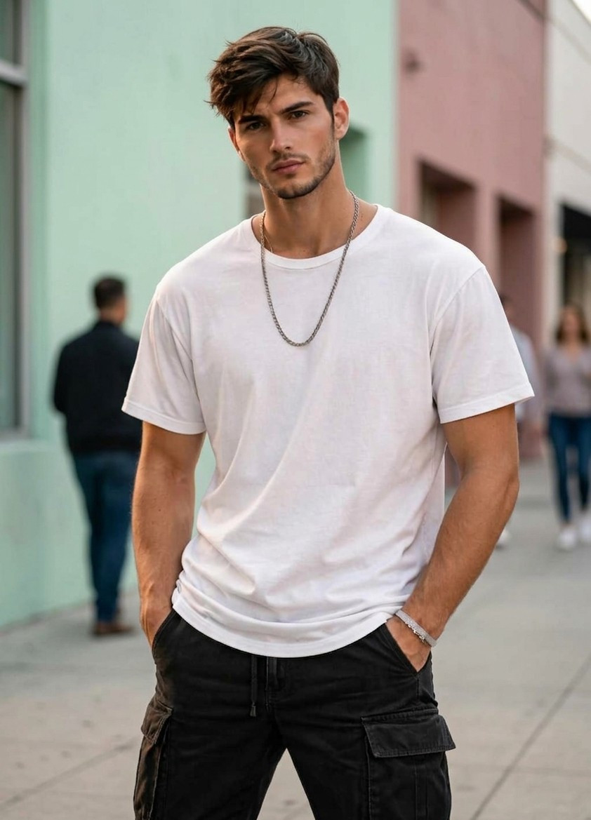 Influencer Lifestyle — OOTD Social Post (Male)