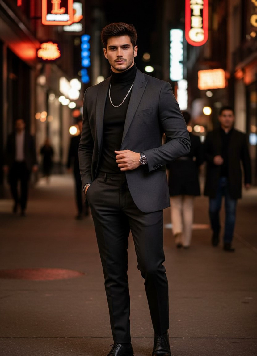 Influencer Lifestyle — Night Out Glam (Male)