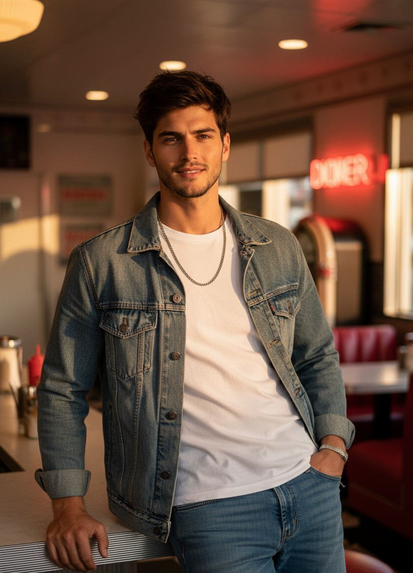 Vintage Retro Film — Retro Americana (Male)