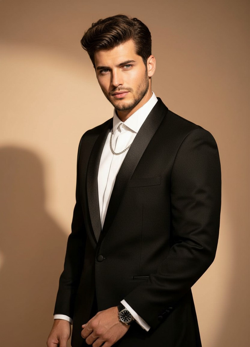 Vintage Retro Film — Classic Hollywood Glamour (Male)