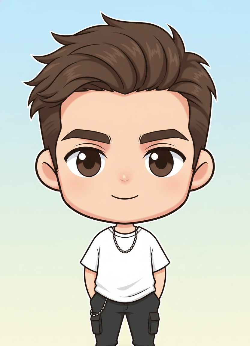 Anime & Cartoon — Chibi Character (Male)