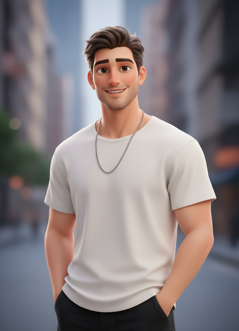 Anime & Cartoon — Pixar Style (Male)
