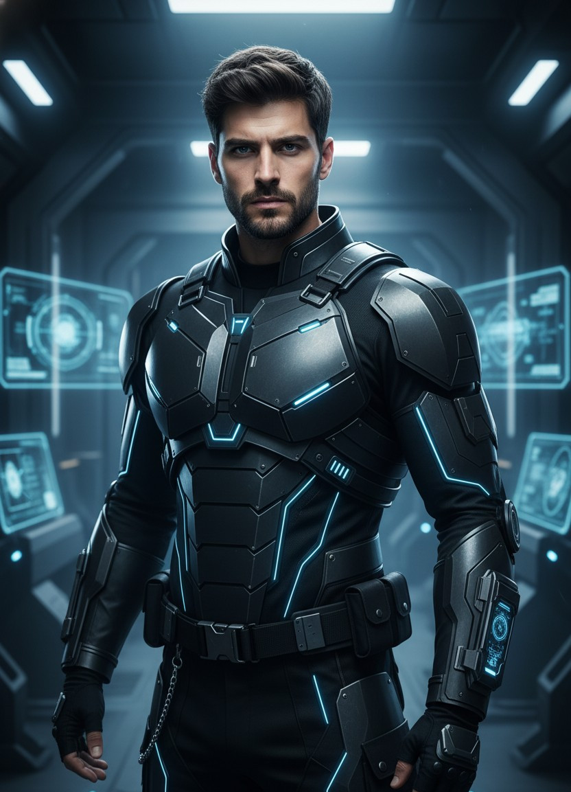 Futuristic Sci-Fi — Cybernetic Soldier (Male)