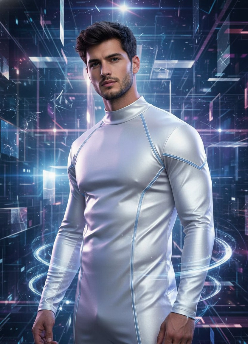 Futuristic Sci-Fi — Quantum Dimension Being (Male)