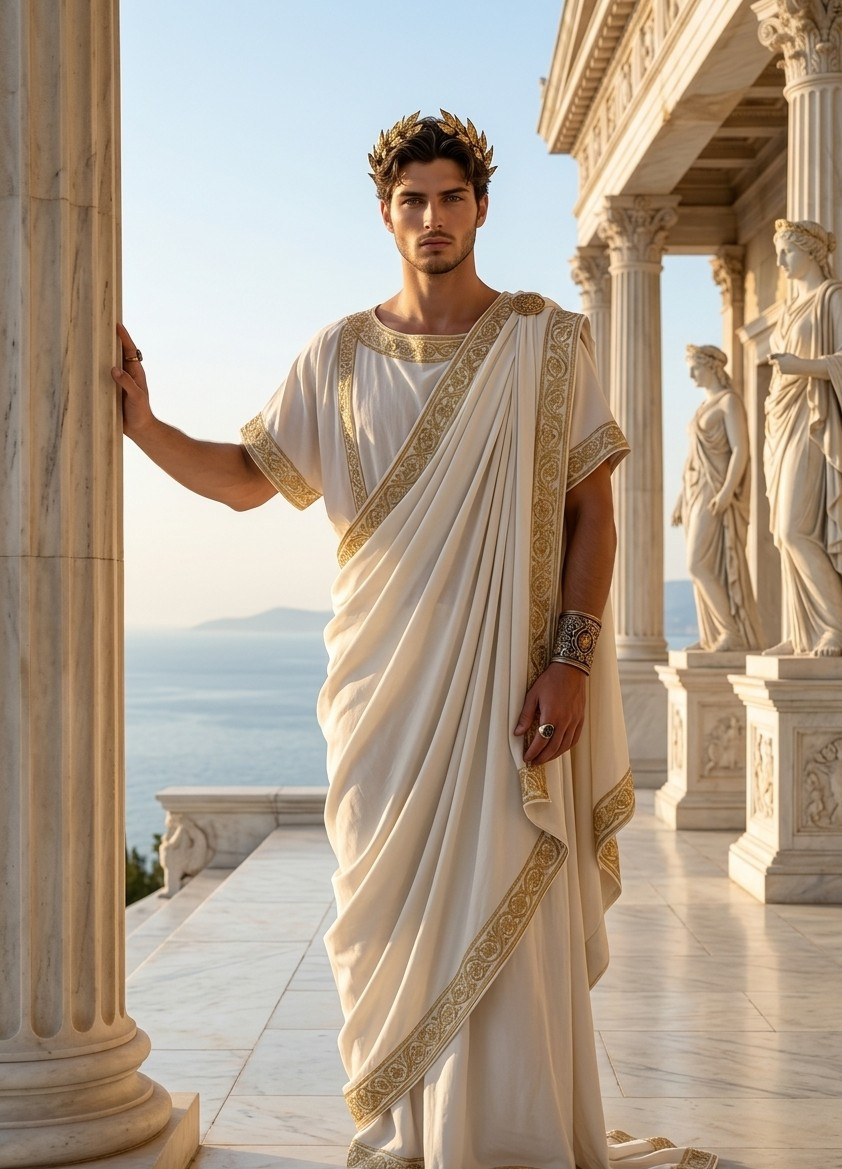 Royal & Regal — Greek Mythology Portrait (Male)