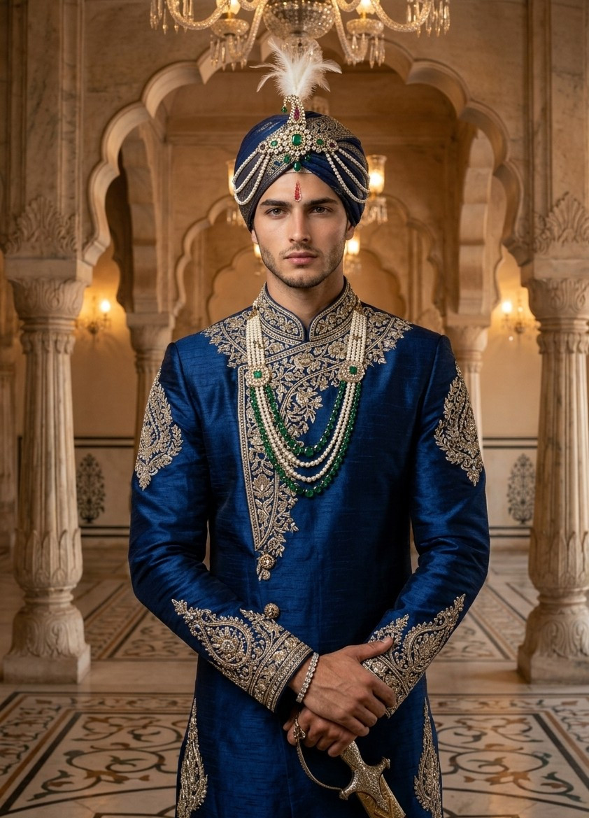 Royal & Regal — Indian Royal Portrait (Male)