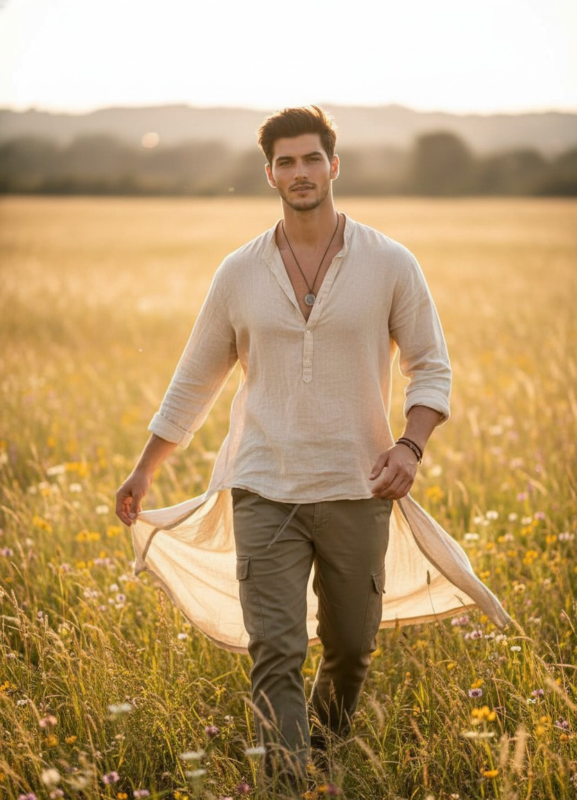 Bohemian Chic — Free Spirit Nature (Male)