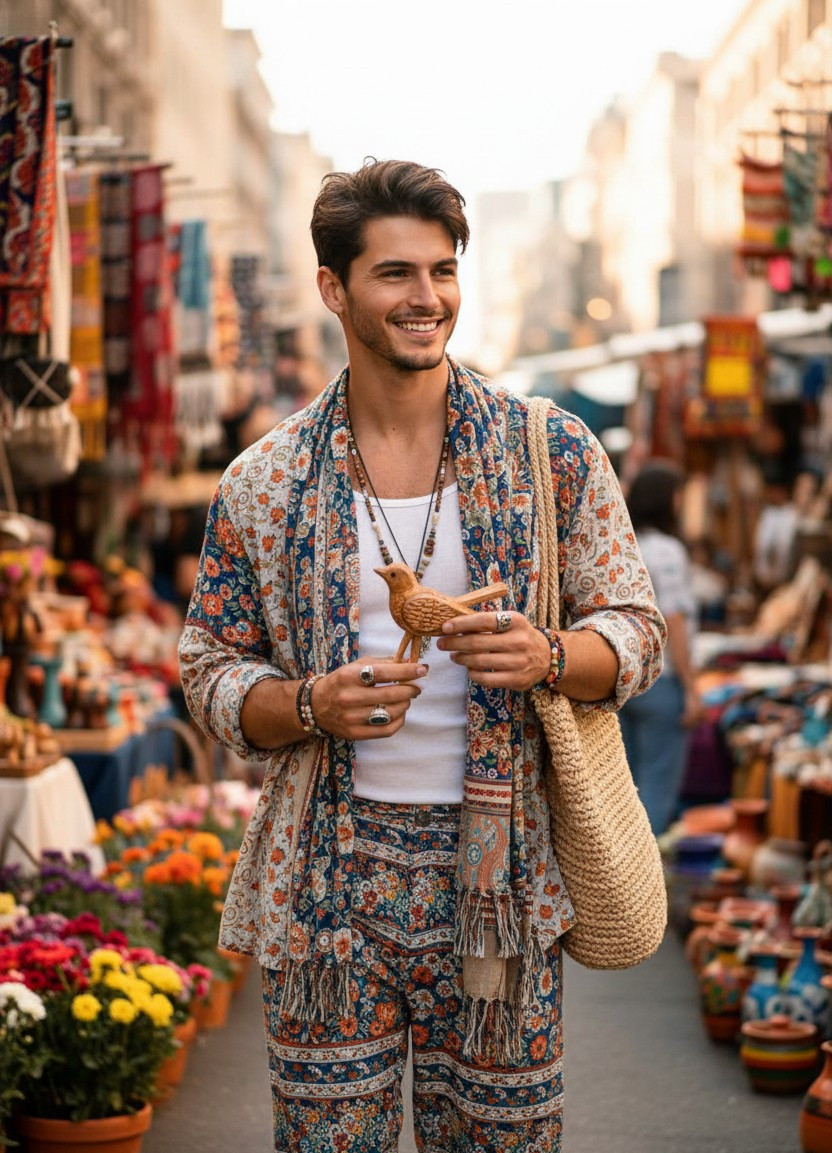 Bohemian Chic — Boho Market Day (Male)