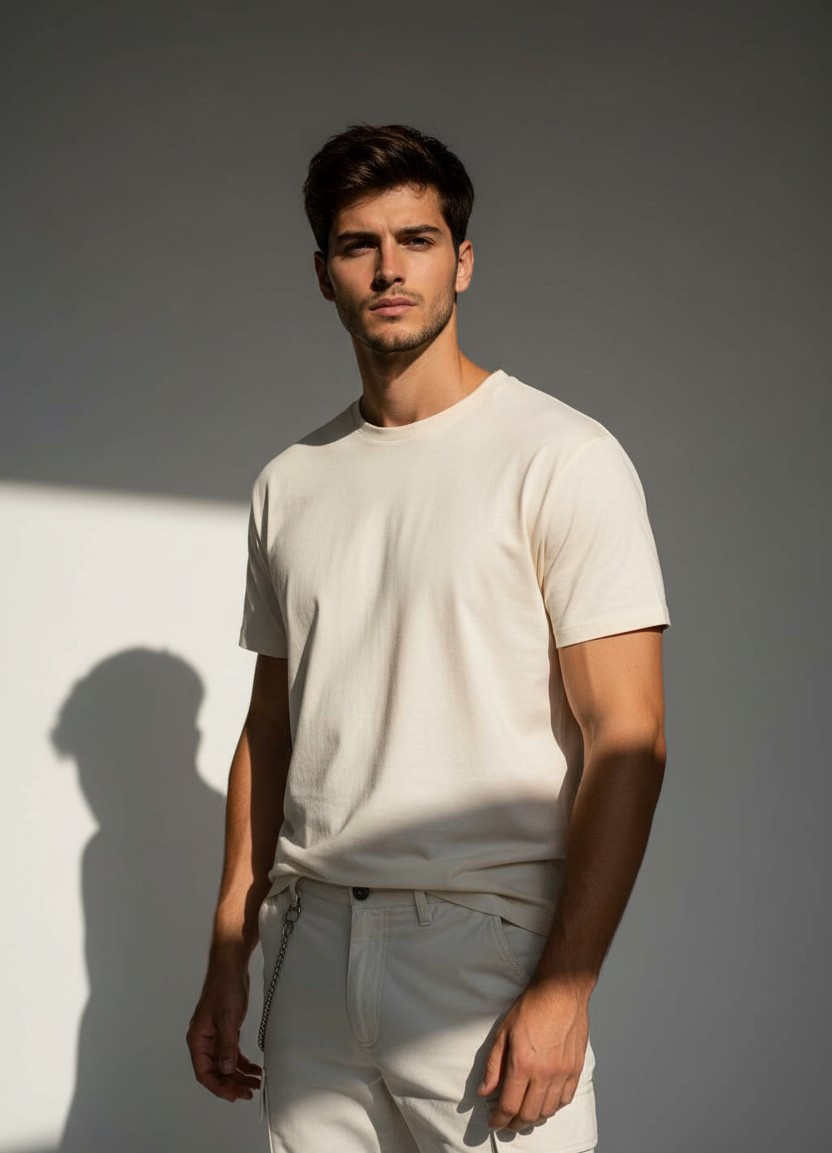 Minimalist Aesthetic — Shadow Line Minimal (Male)