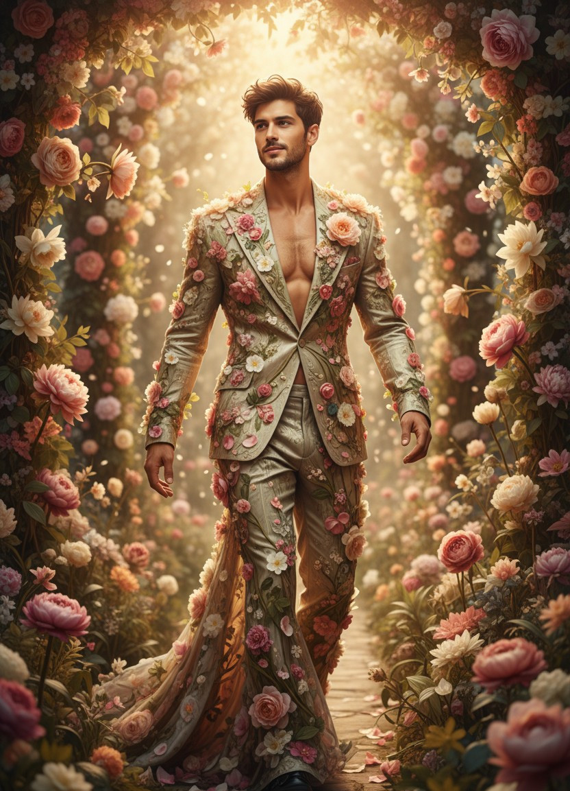 Fantasy & Ethereal — Enchanted Floral (Male)