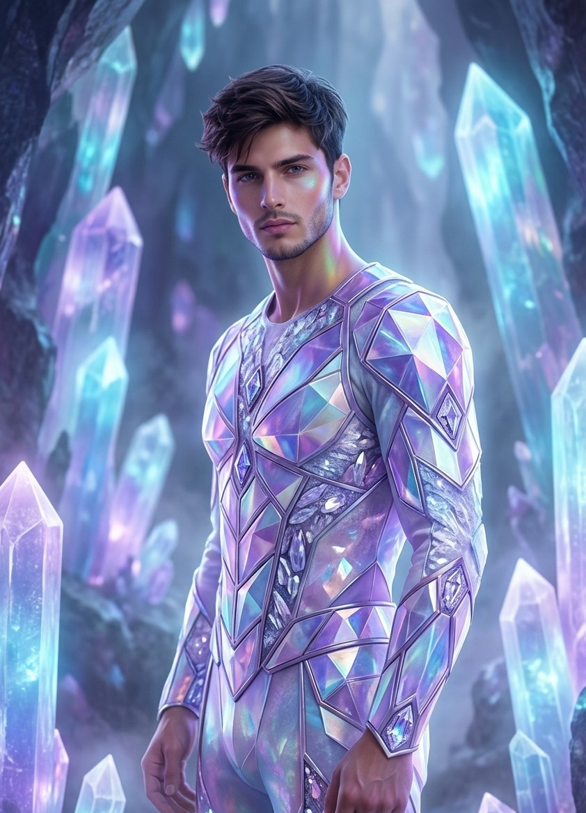 Fantasy & Ethereal — Crystal Cave Portrait (Male)