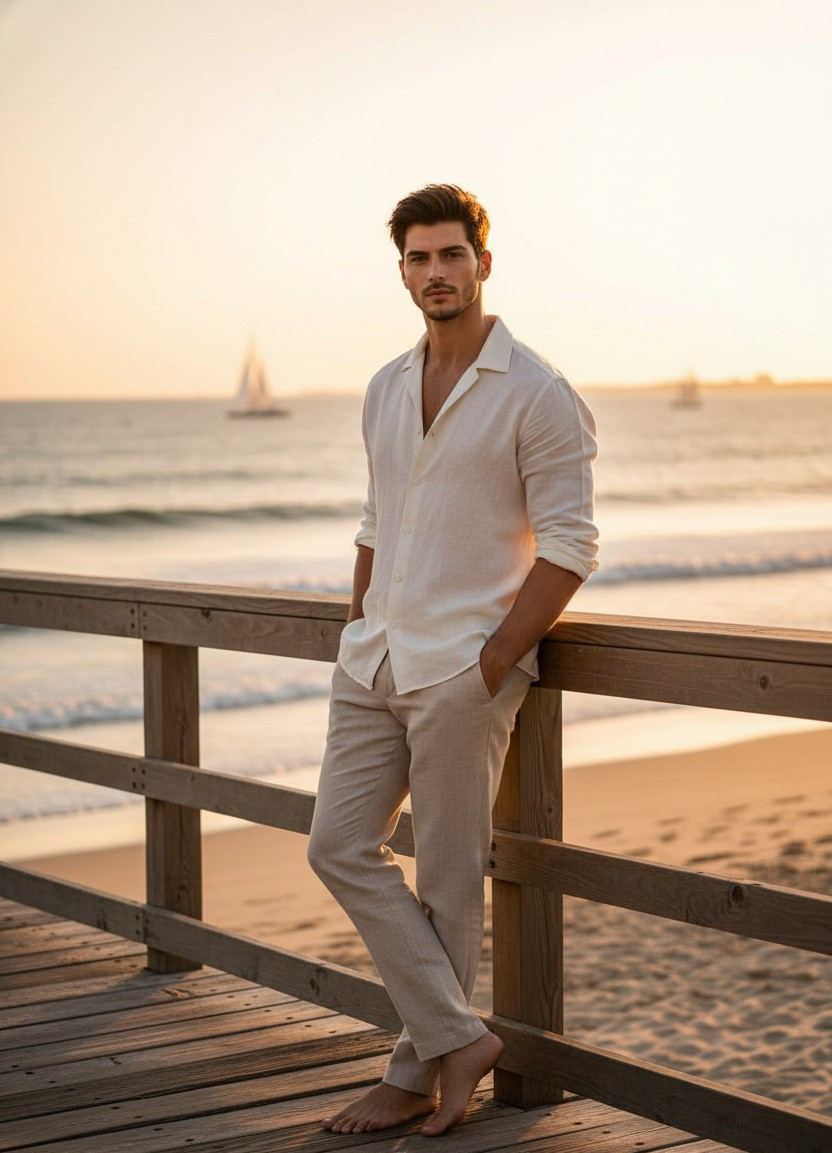 Beach & Summer Vibes — Beachside Lifestyle (Male)