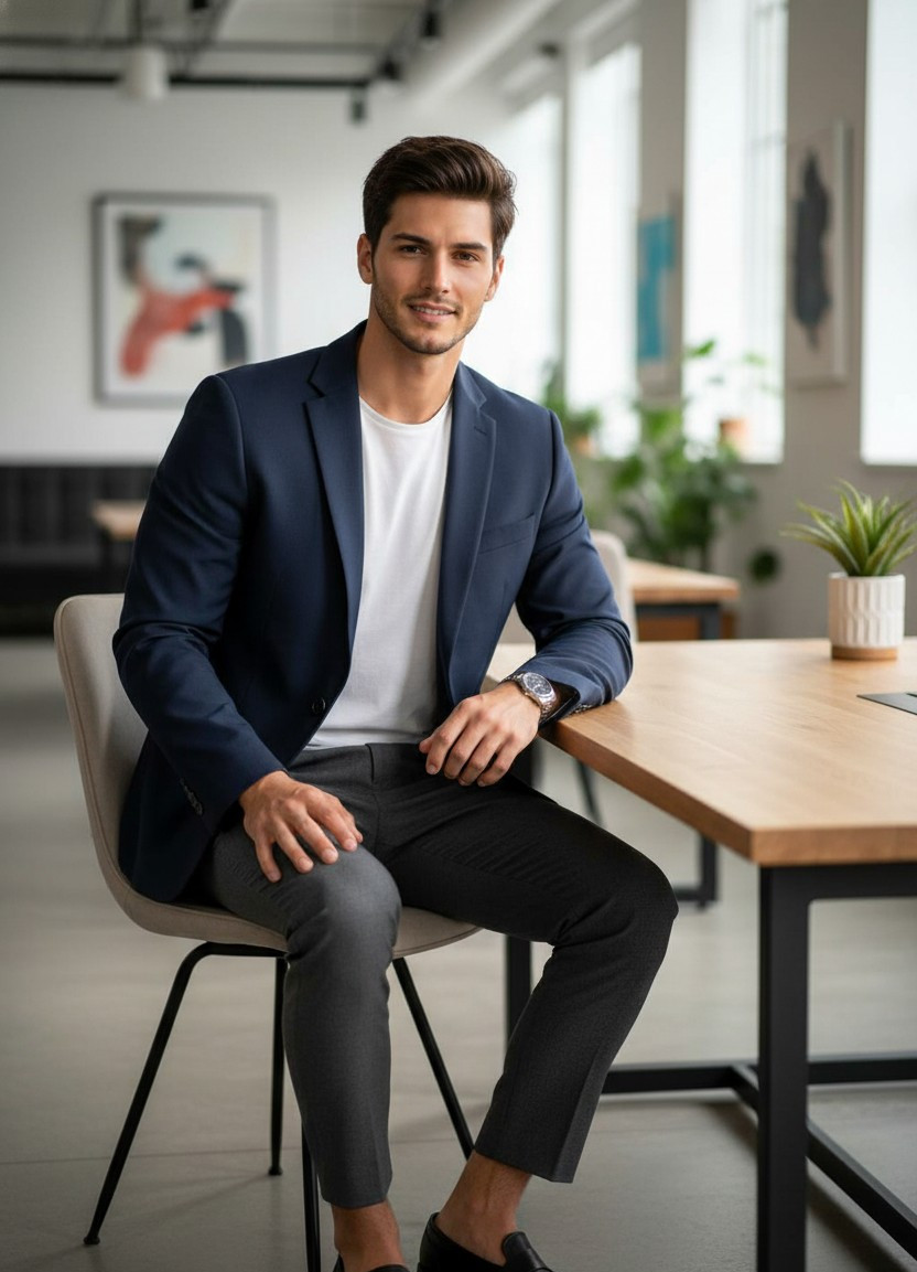 Office & Professional — Startup Founder Portrait (Male)
