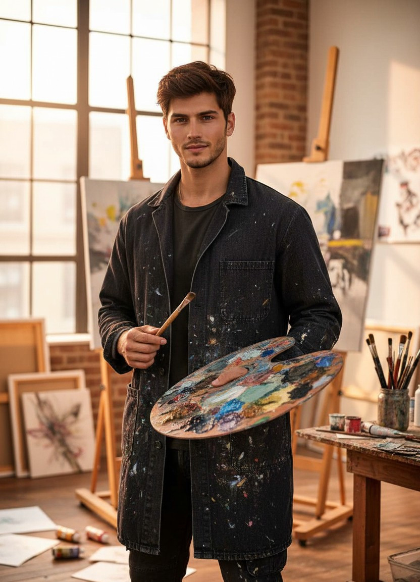 Artistic & Creative — Artist Studio Portrait (Male)
