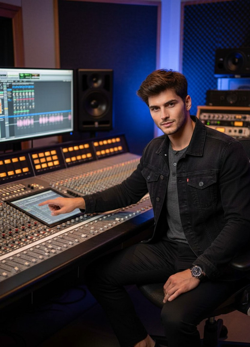 Artistic & Creative — Music Producer Portrait (Male)