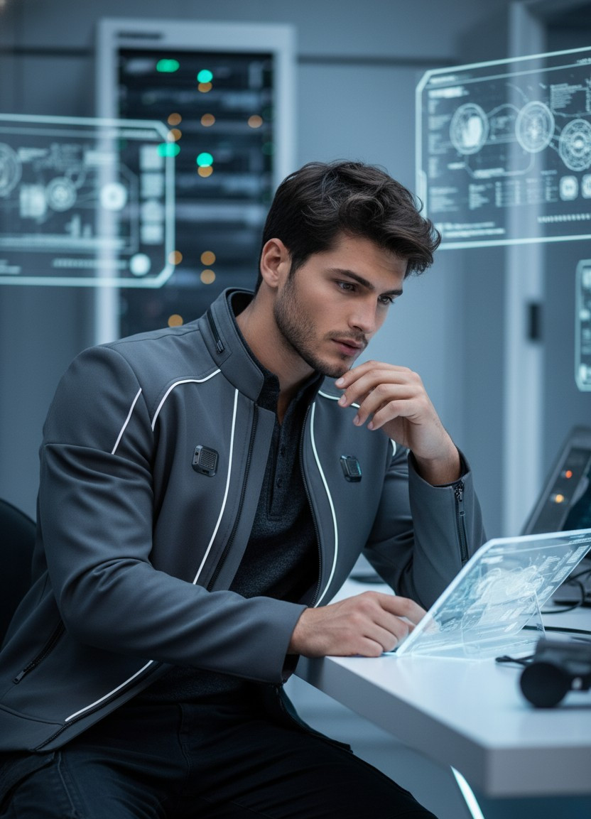 Sci-Fi & Futuristic — Future Tech Engineer (Male)