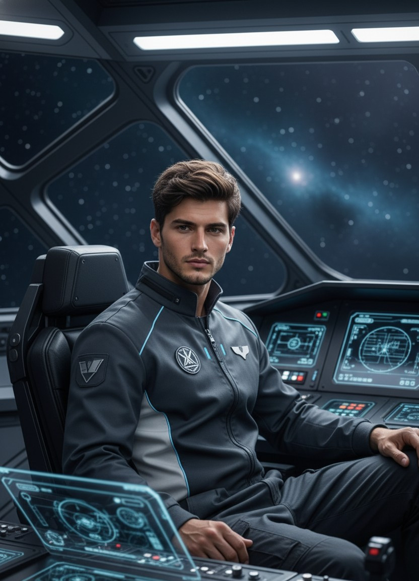 Sci-Fi & Futuristic — Interstellar Pilot (Male)