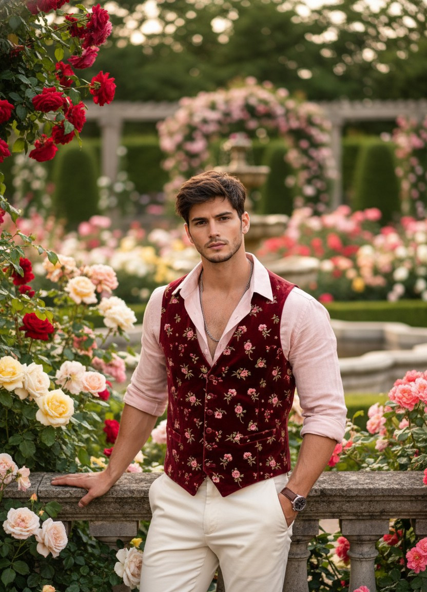 Garden & Floral — Rose Garden Portrait (Male)