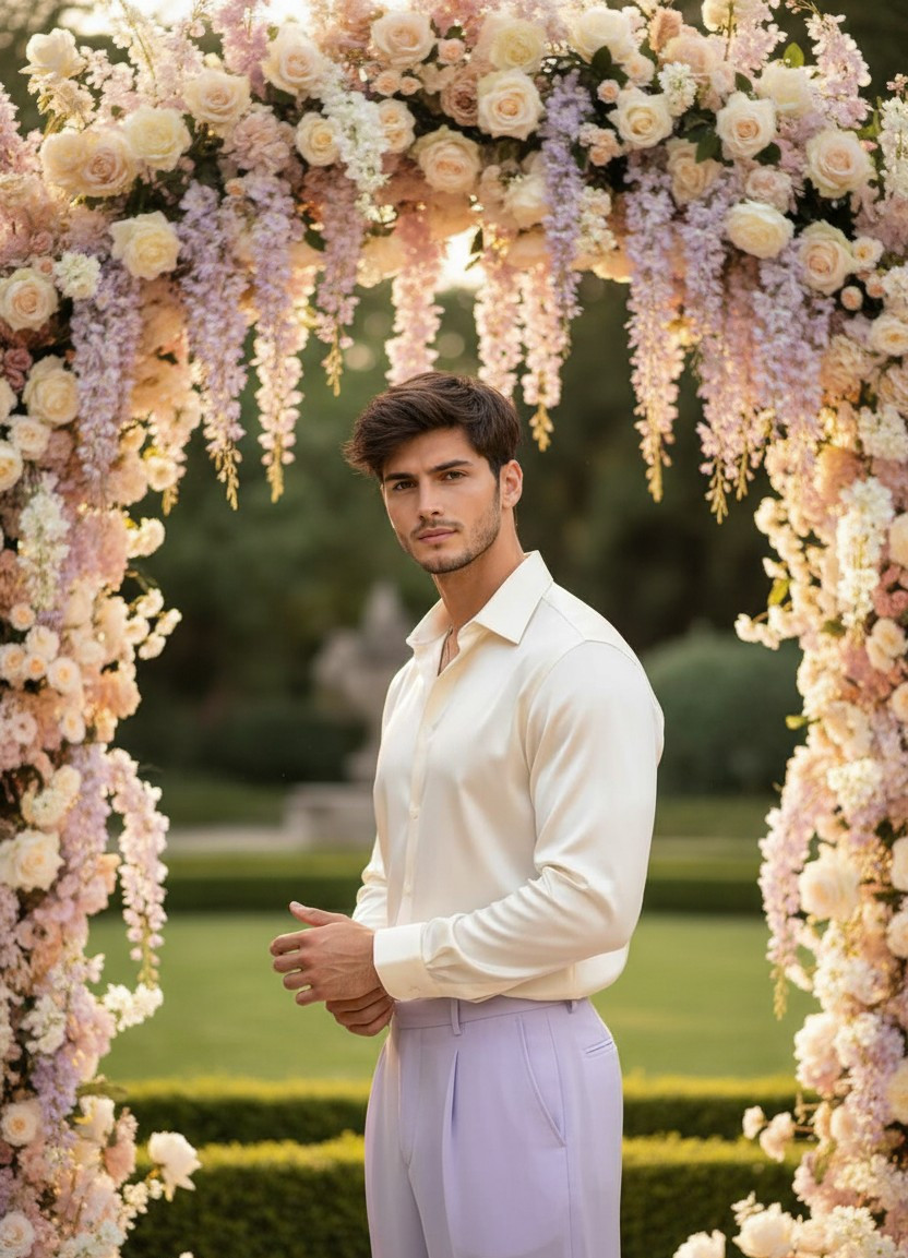 Garden & Floral — Floral Archway Elegance (Male)