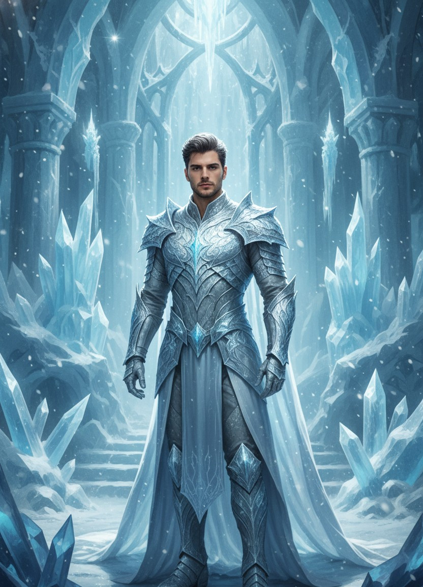 Winter & Snow Vibes — Ice Royalty Style (Male)
