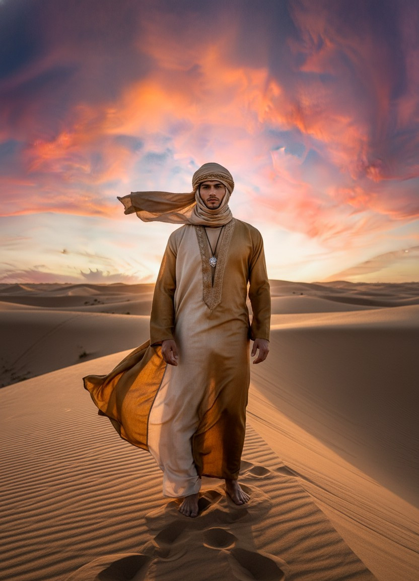 Desert & Boho — Sahara Desert Shoot (Male)