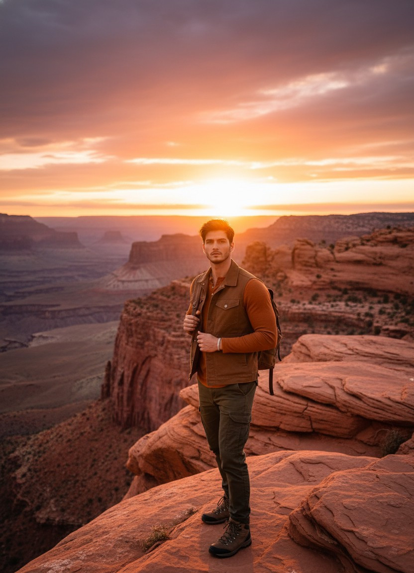 Desert & Boho — Red Rocks Adventure (Male)