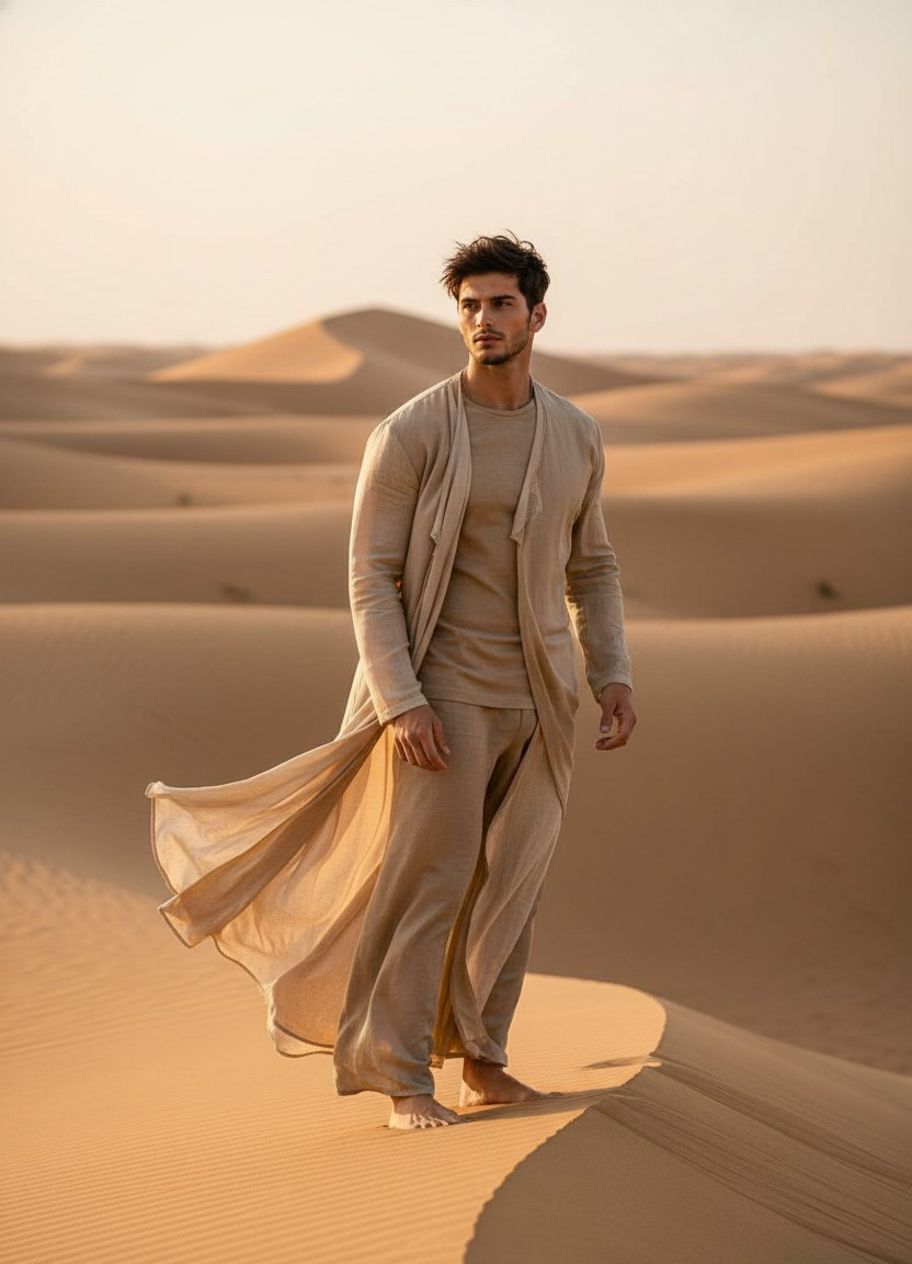 Desert & Boho — Golden Dune Elegance (Male)