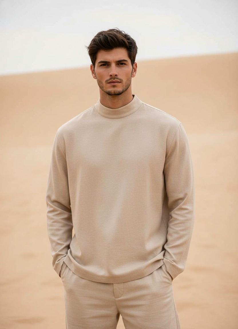 Desert & Boho — Minimal Desert Editorial (Male)