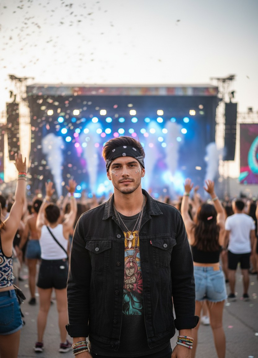 Music Festival — Outdoor Concert Style (Male)