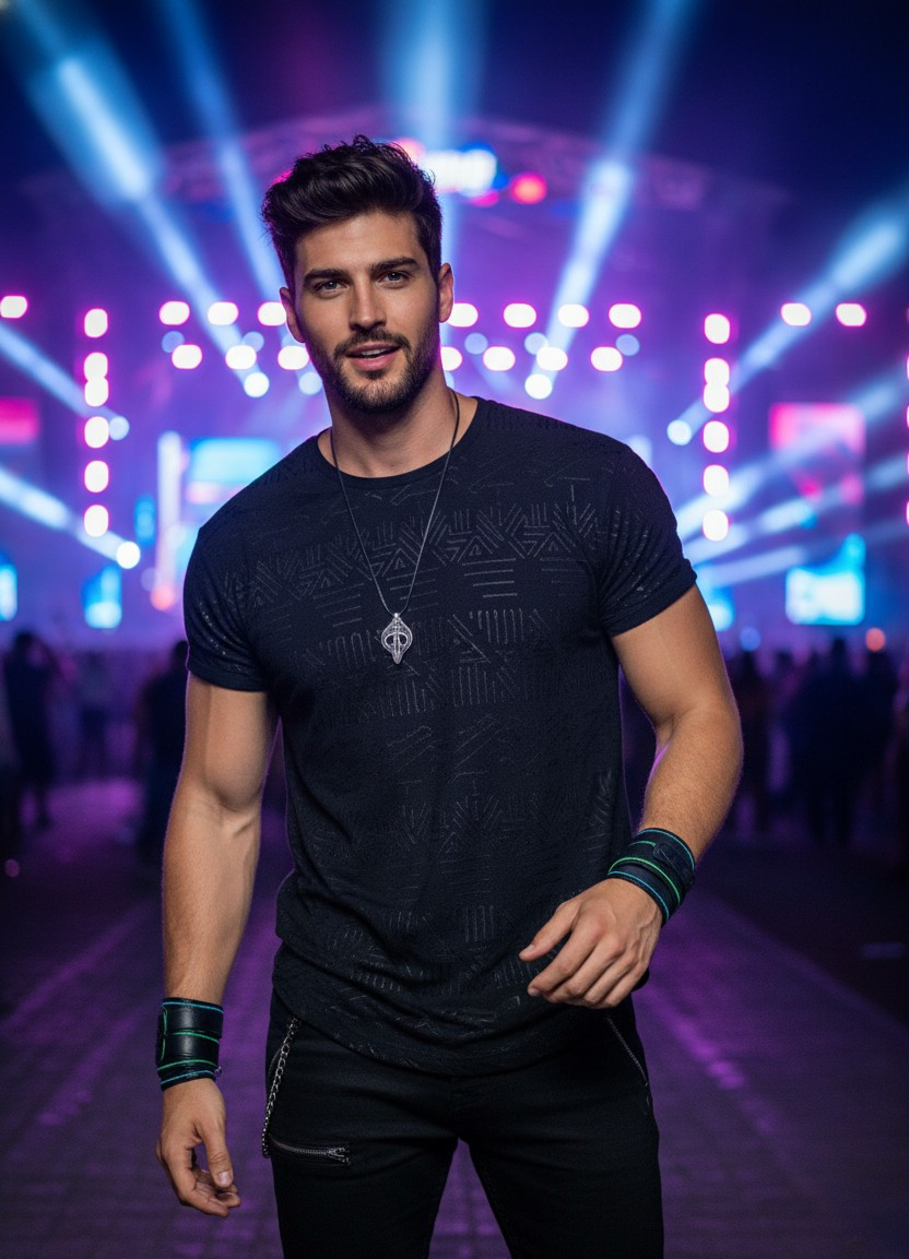 Music Festival — Neon Festival Night (Male)