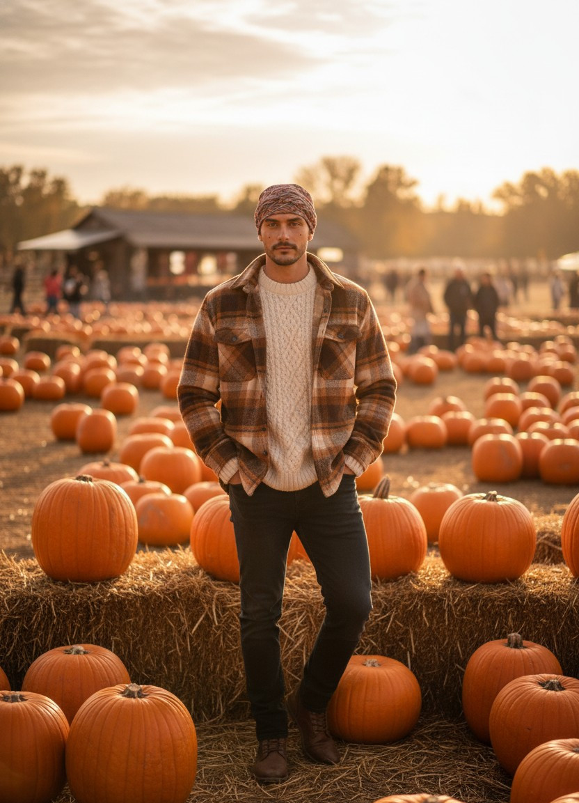 Cozy Autumn — Pumpkin Patch Fall (Male)