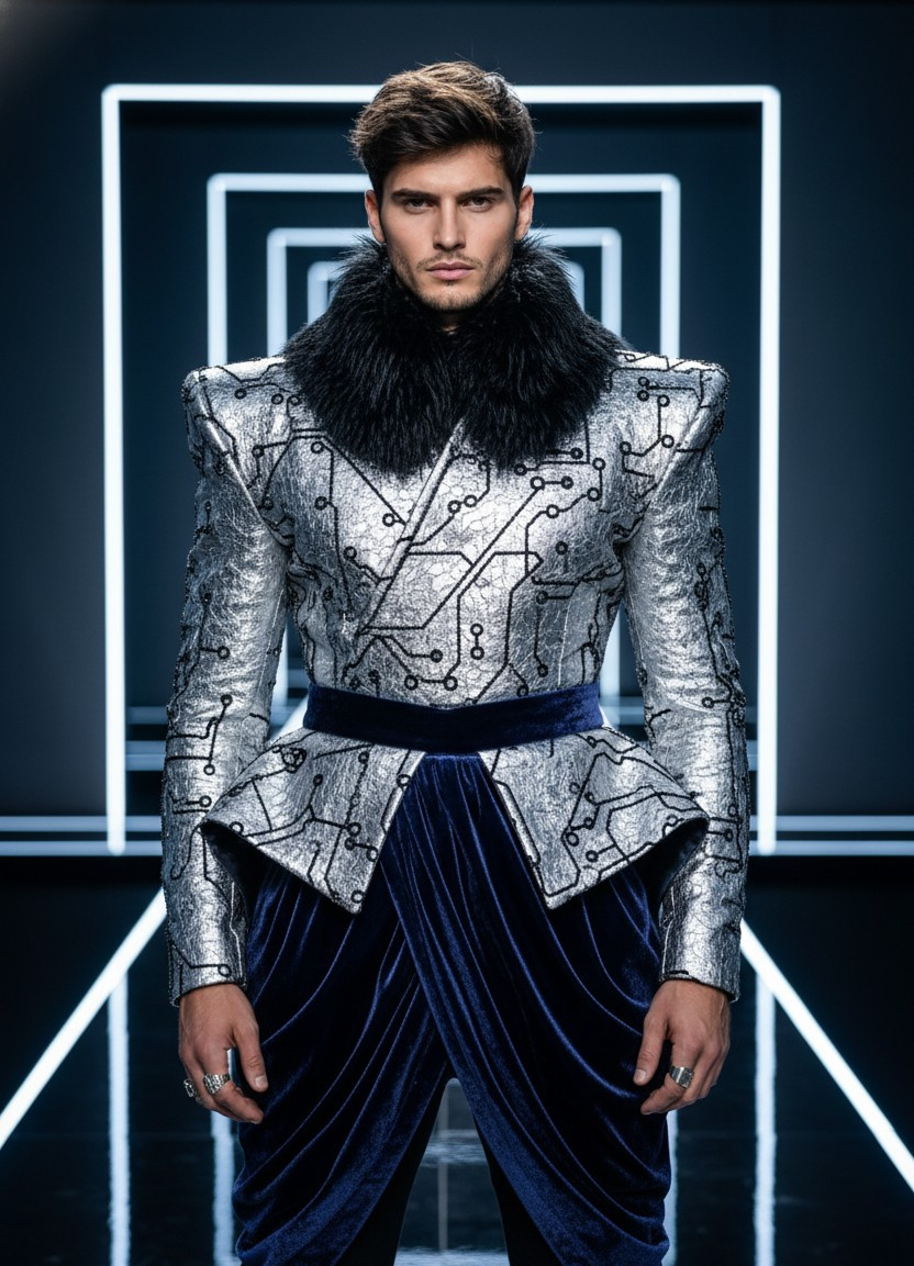 High Fashion Runway — Avant-Garde Editorial (Male)