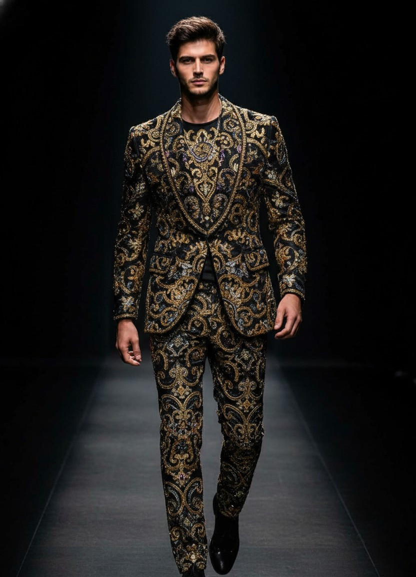 High Fashion Runway — Luxury Spotlight Runway (Male)