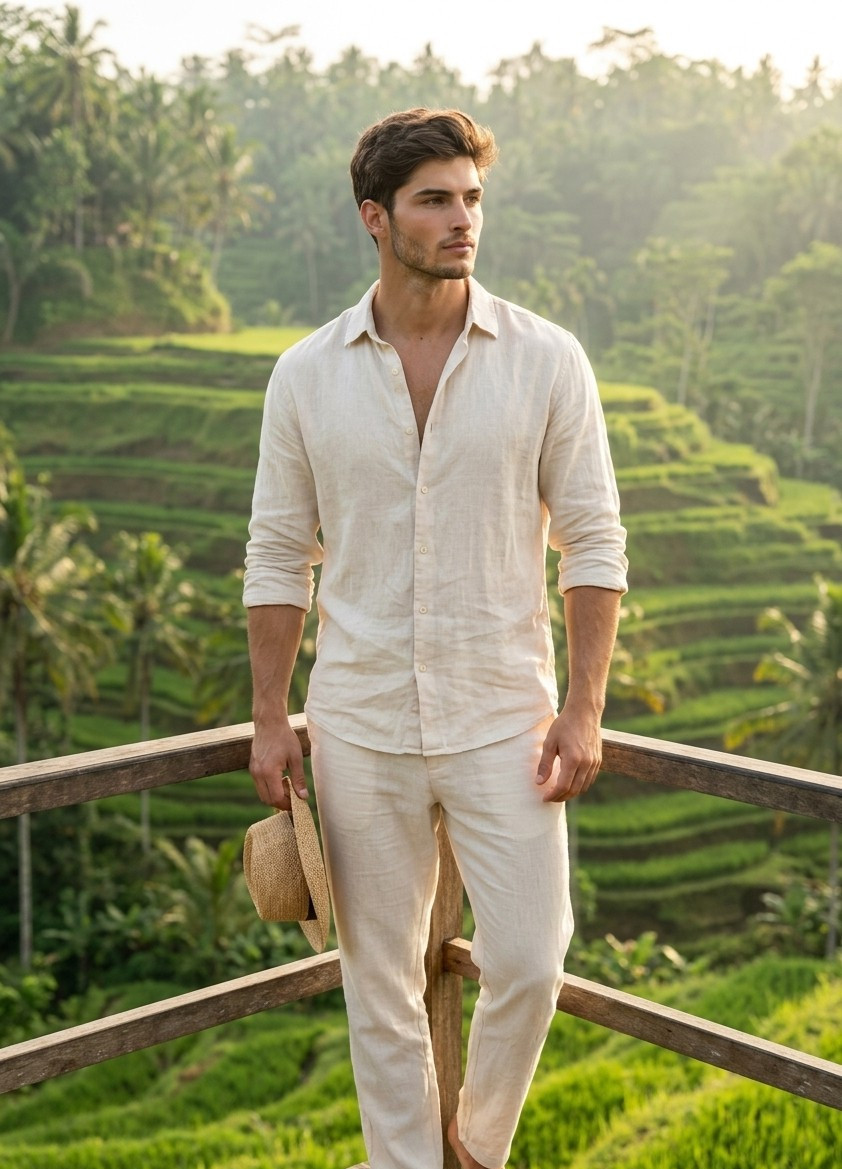 Tropical Paradise — Bali Rice Terrace (Male)