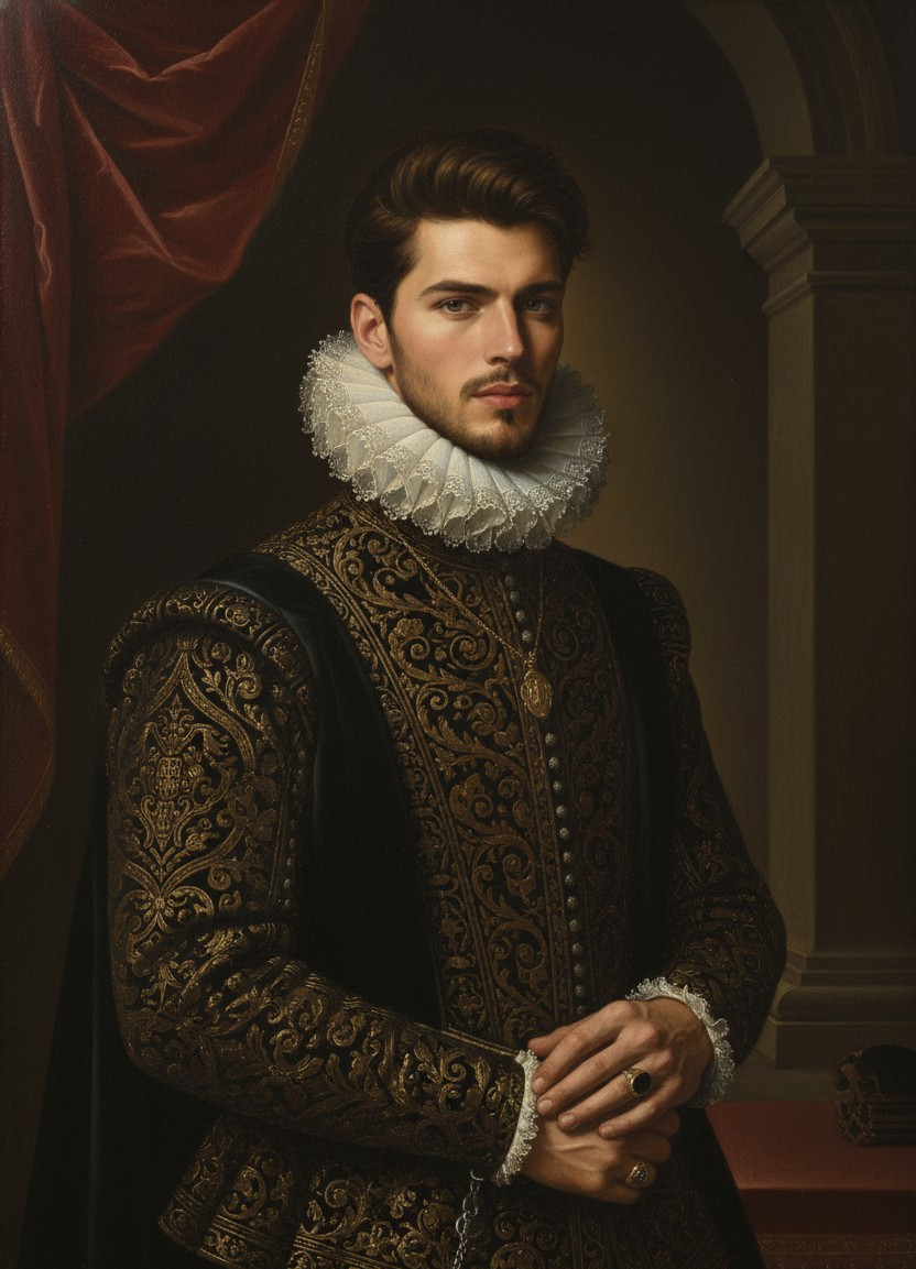 Renaissance Art — Classical Oil Painting (Male)