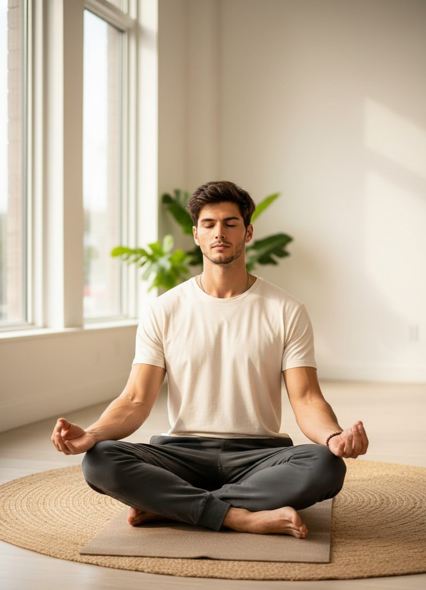 Wellness & Zen — Yoga and Meditation (Male)