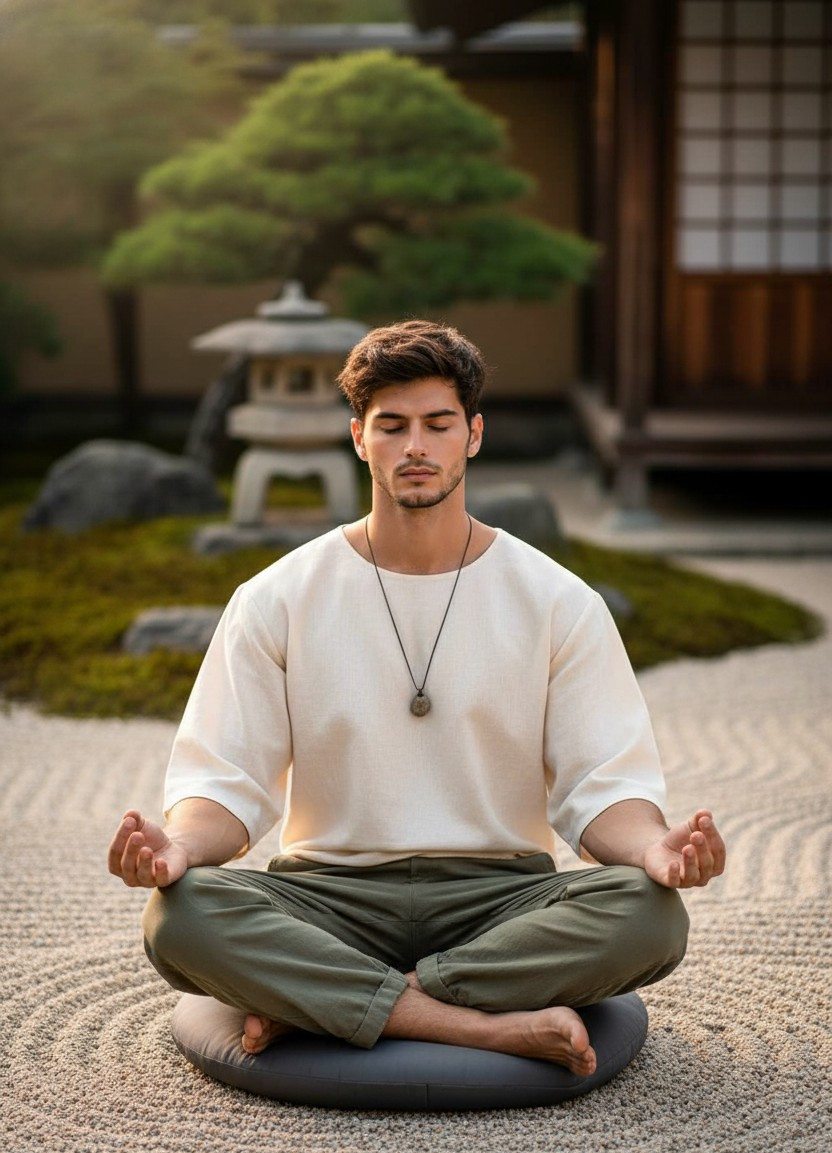 Wellness & Zen — Zen Garden Mindfulness (Male)